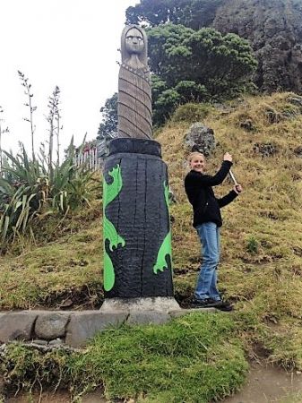 Emily Lion Rock Selfie